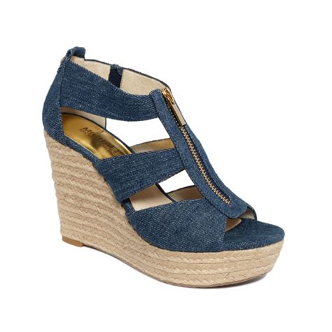 michael kors espadrilles jeans|Michael Kors espadrille wedges.